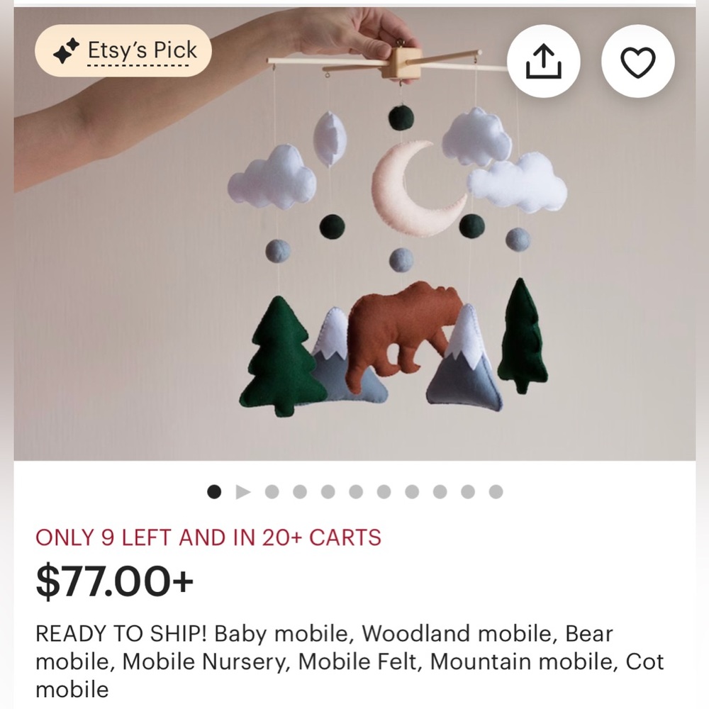 Handmade Nursery Mobile